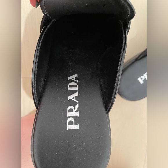 Pristine Condition Prada Size 5 Black Mules. 🖤 - Picture 4 of 8